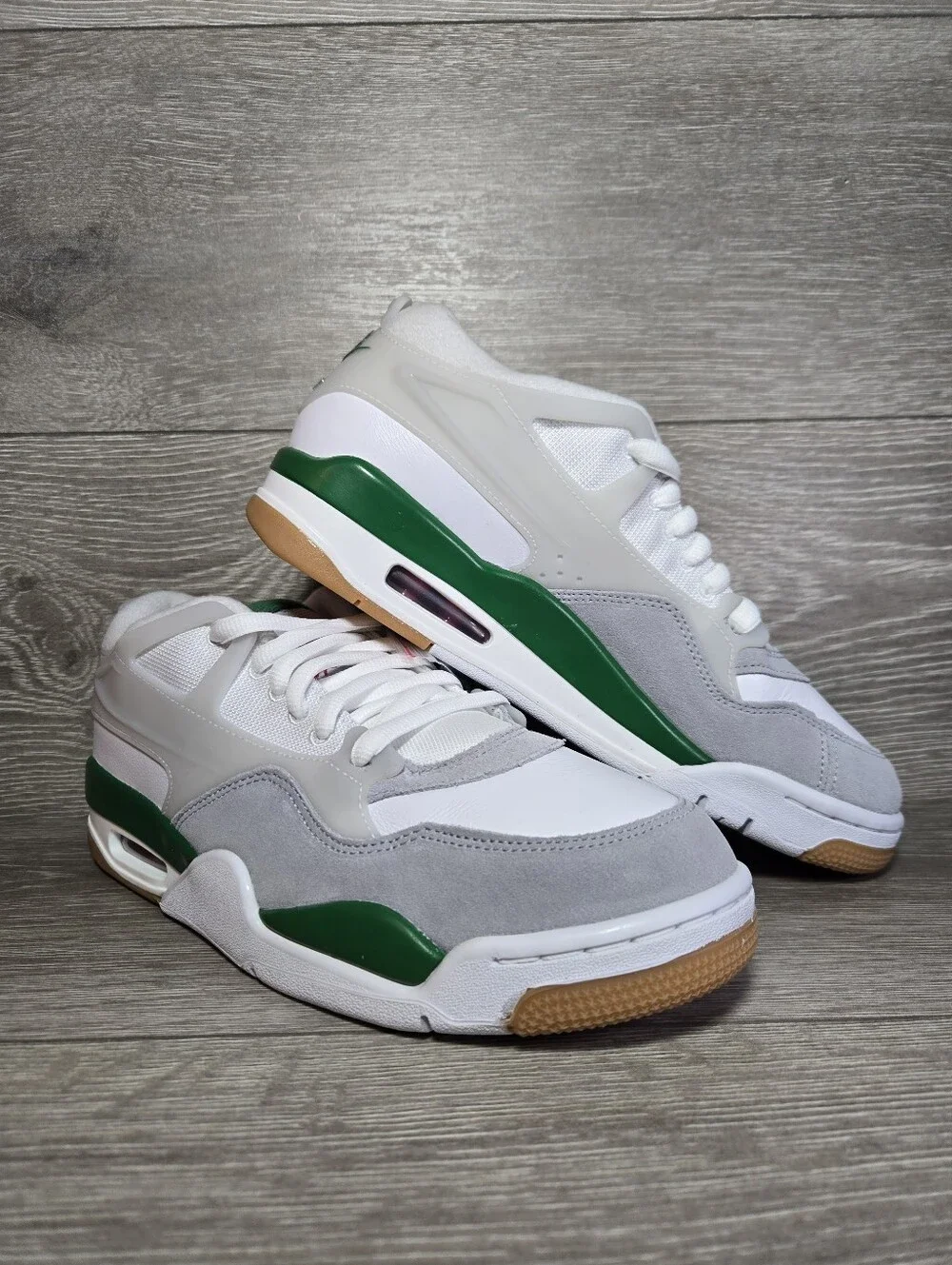 Nike Air Jordan 4 RM Sneakers White / Pine Green / Grey FQ7939-103 Select Size